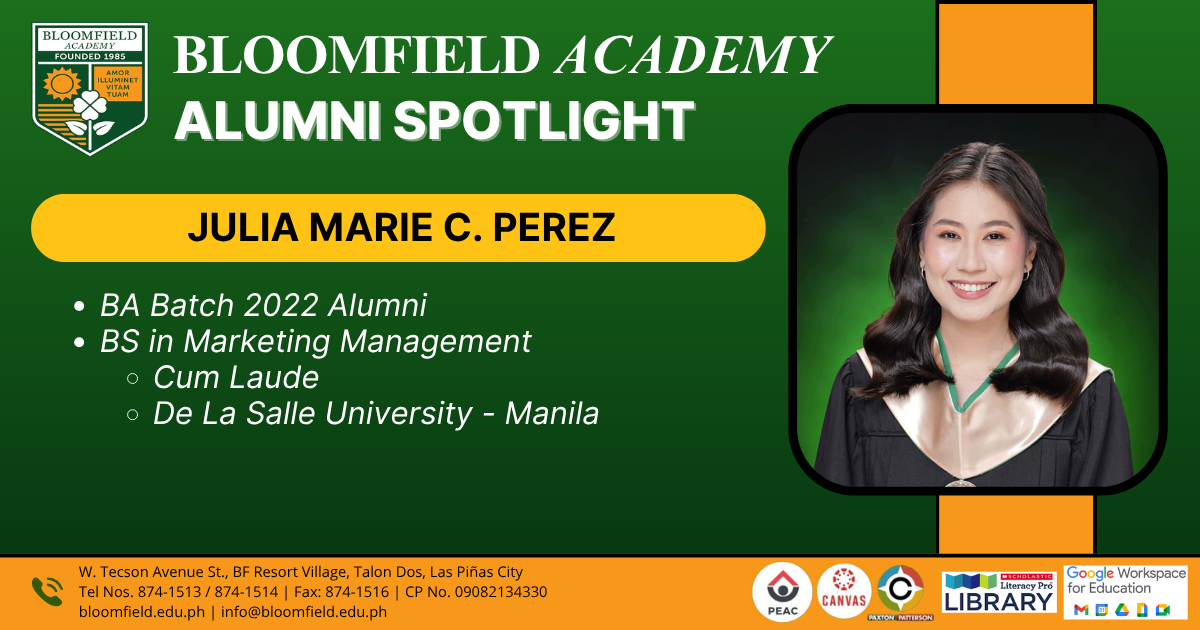 Bloomfield Academy Alumni Spotlight